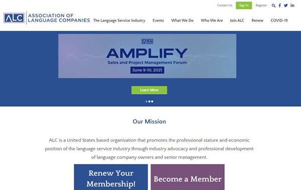 美國語言公司協會Association of Language Companies
