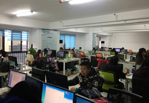 瑞科翻譯公司審校部辦公場景 瑞科翻譯公司審校部辦公場景